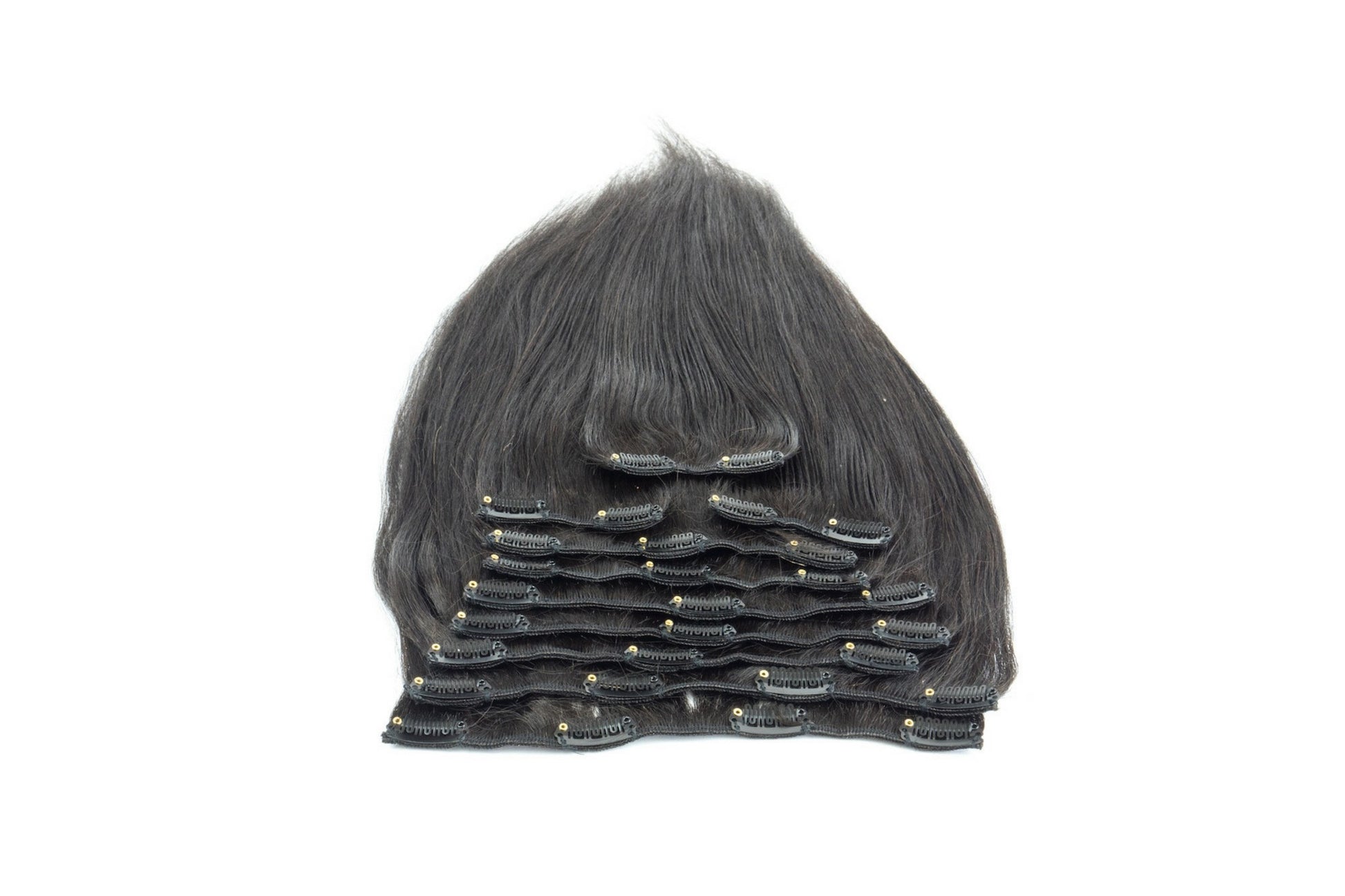 Light yaki silk press clip ins for volume | KinkyCurlyYaki