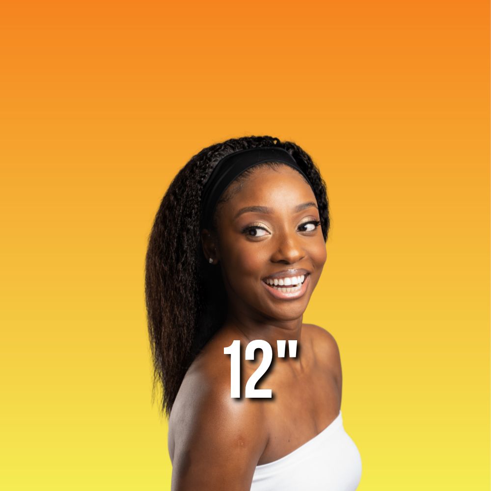 My Straight Coarse™ -  Headband Wig