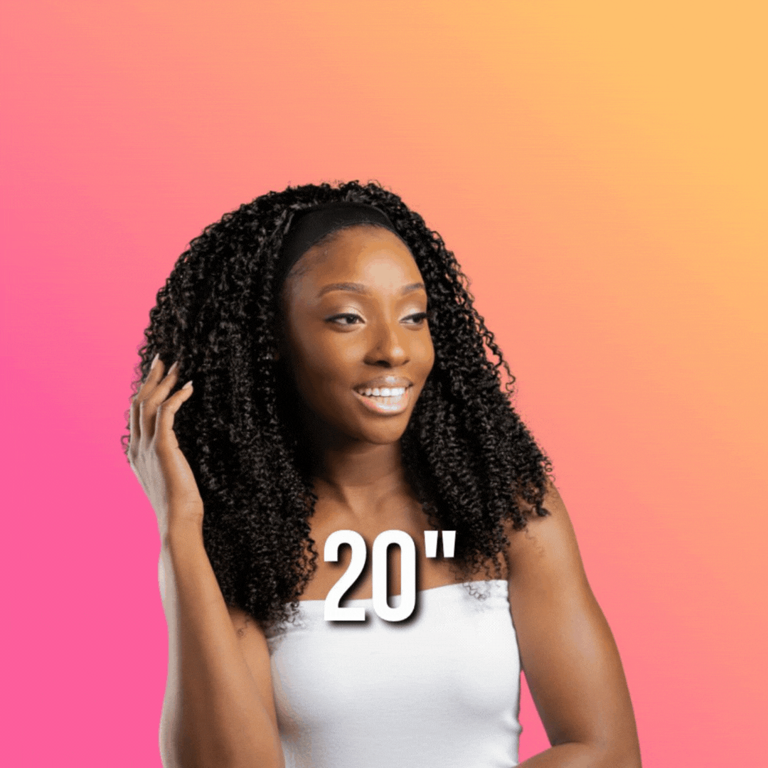 My Coils Afro kinky curly 20" headband wig | KinkyCurlyYaki