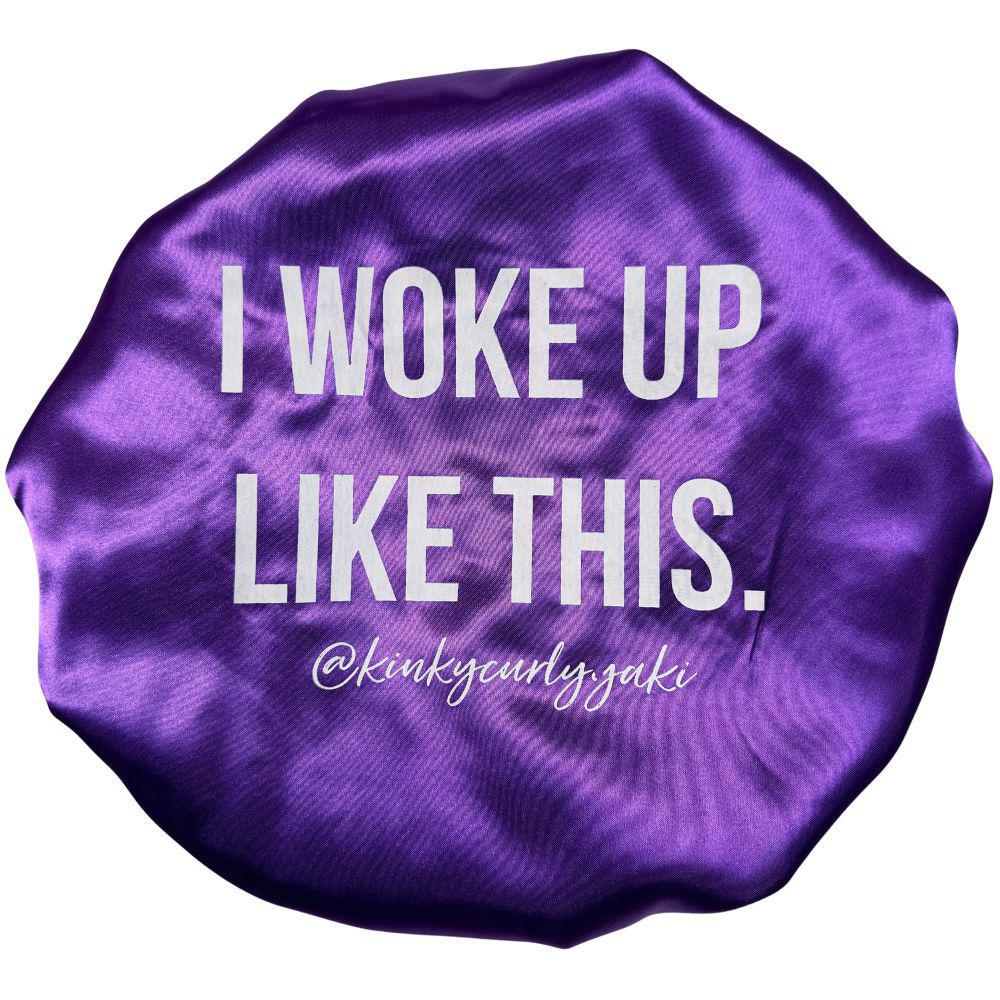 I Woke Up Like This Silk Bonnet