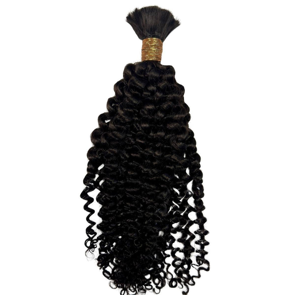 kinky curly bulk hair extensions