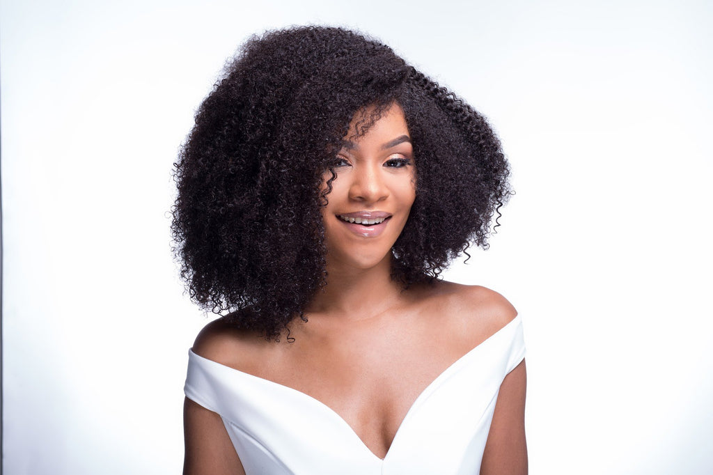 4A kinky hair extensions for black women