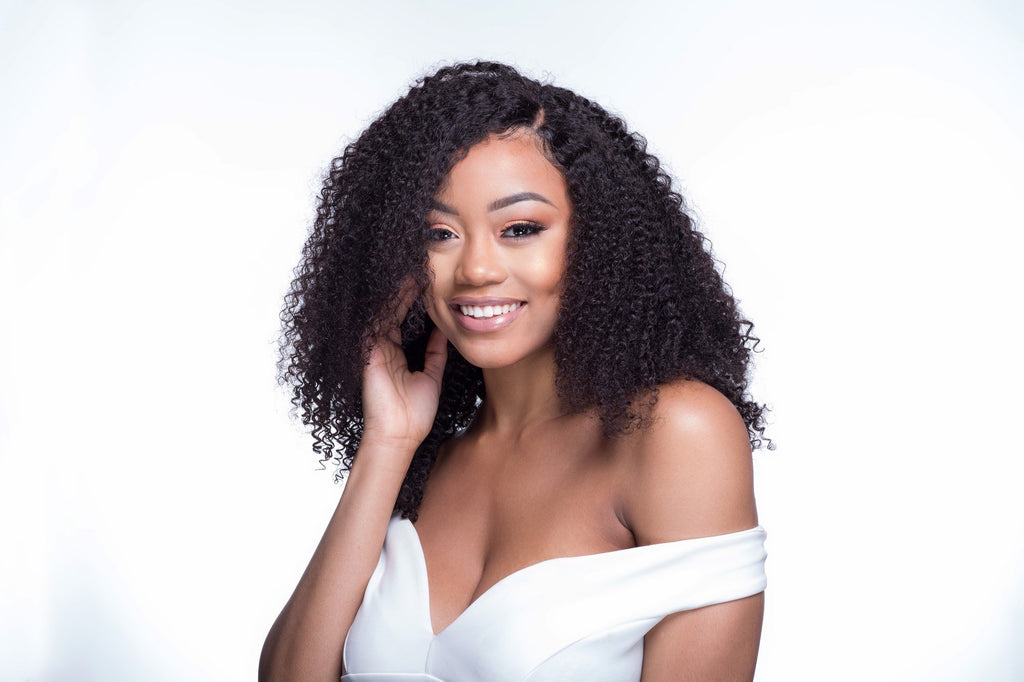 3C kinky hair bundles for black women