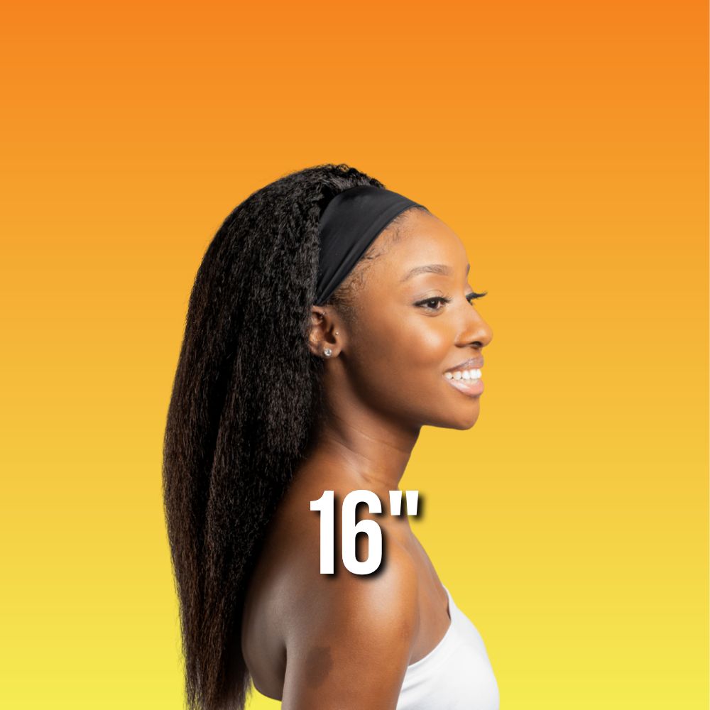 My Straight Coarse™ -  Headband Wig
