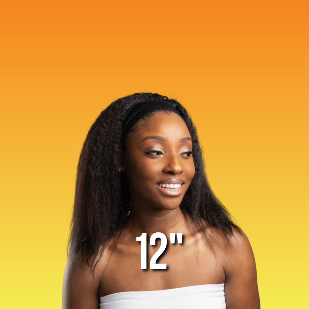 My Straight Coarse™ -  Headband Wig